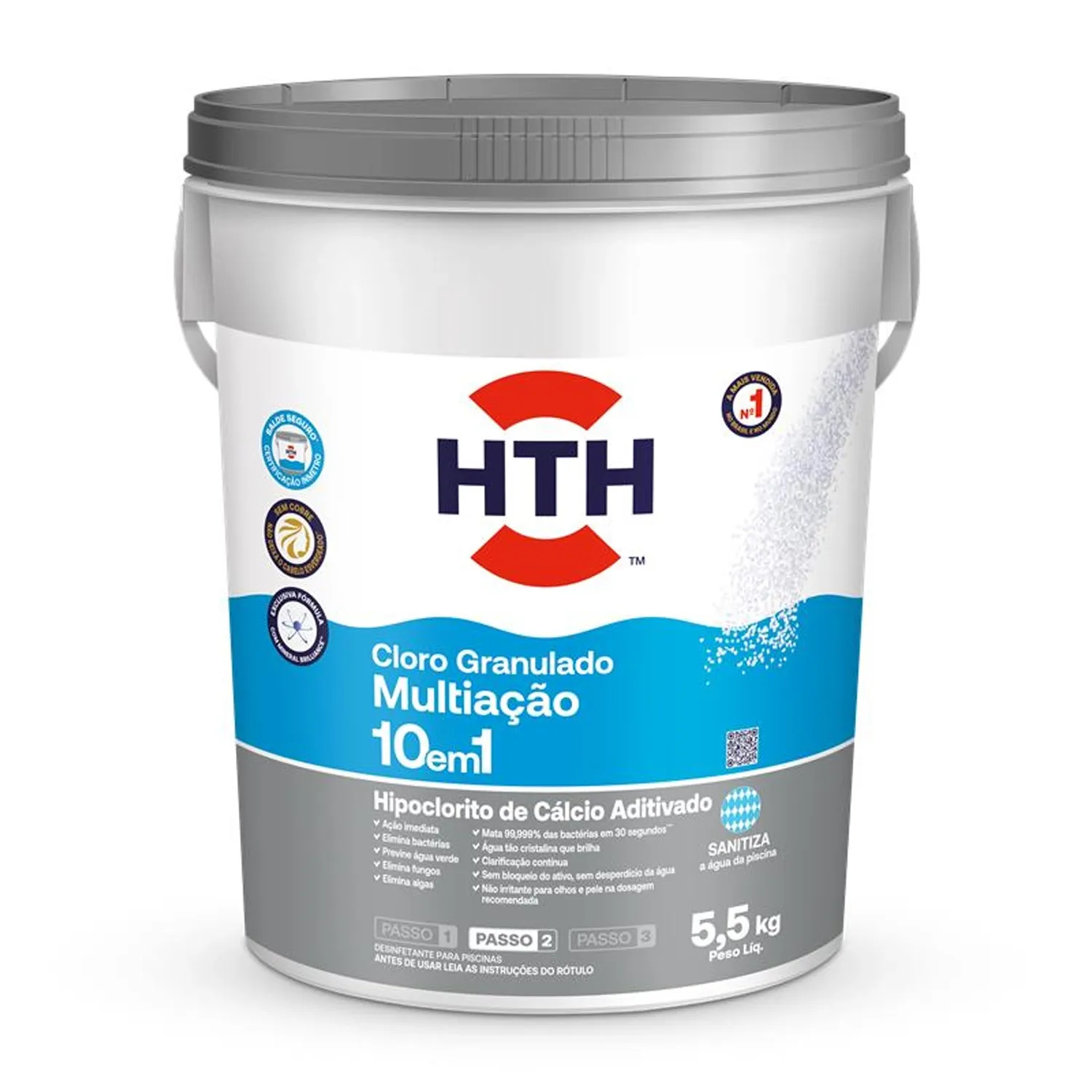 Cloro Aditivado Purificador 10 em 1 Mineral Brilliance HTH